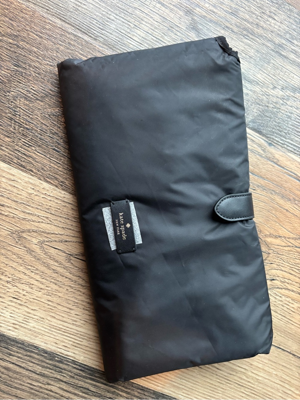 kate spade Black Nylon Toiletry Organizer/baby changing pad